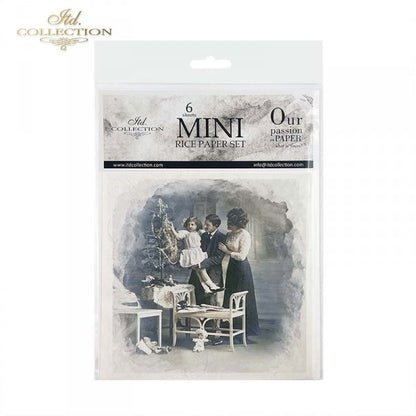 Decoupage Mini Rice Paper Set - Family Photographs