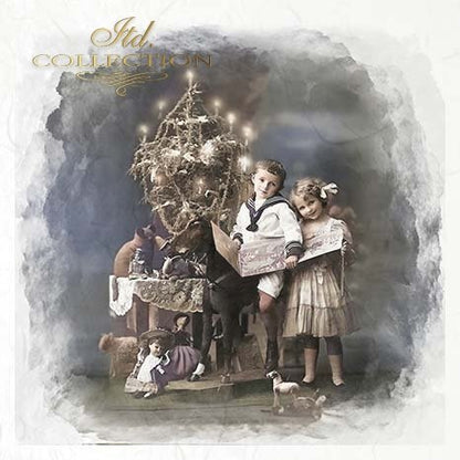 Decoupage Mini Rice Paper Set - Family Photographs