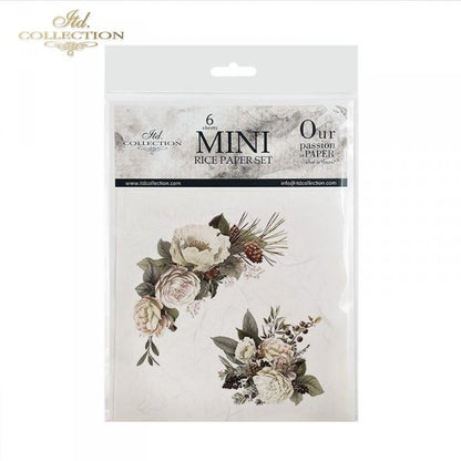 Decoupage Mini Rice Paper Set - Flower Compositions
