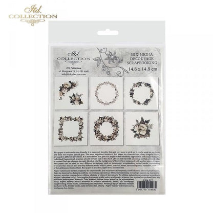 Decoupage Mini Rice Paper Set - Flower Compositions