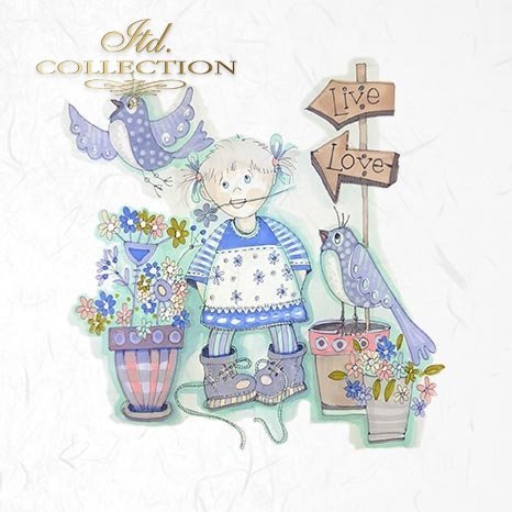 Decoupage Mini Rice Paper Set - Graphics Dorota Marciniak