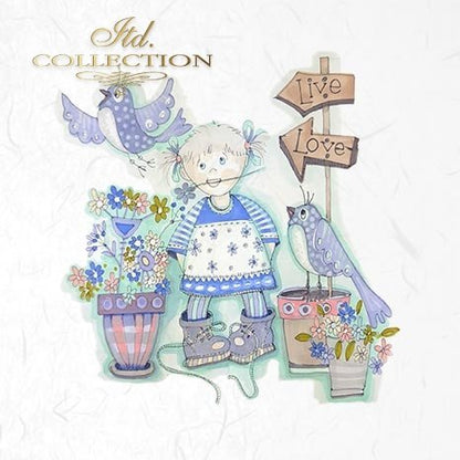 Decoupage Mini Rice Paper Set - Graphics Dorota Marciniak