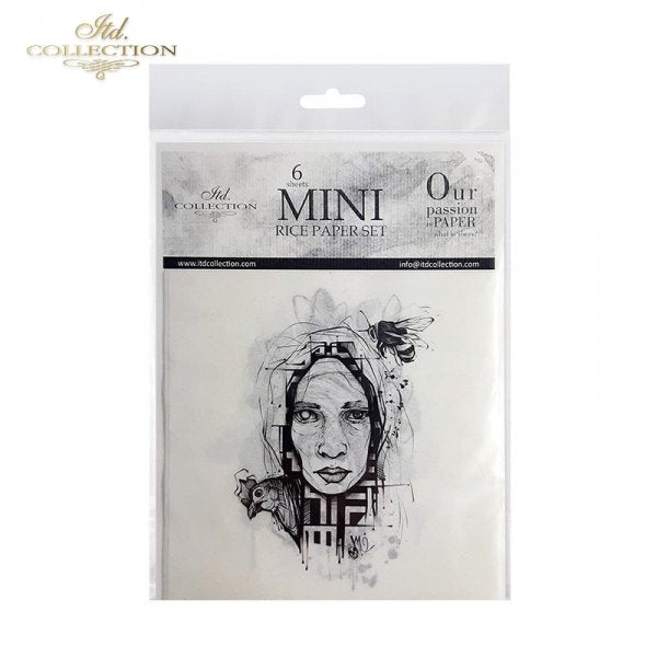 Decoupage Mini Rice Paper Set - Graphics by Monika Dutkiewicz