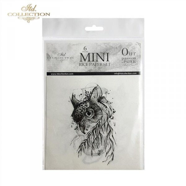 Decoupage Mini Rice Paper Set - Graphics by Monika Dutkiewicz II