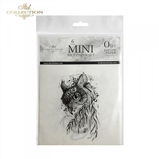 Decoupage Mini Rice Paper Set - Graphics by Monika Dutkiewicz II