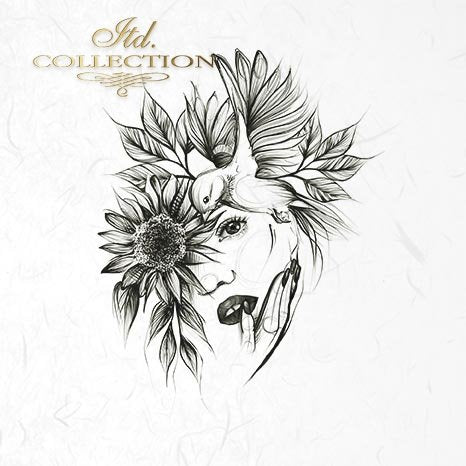 Decoupage Mini Rice Paper Set - Graphics by Monika Dutkiewicz II