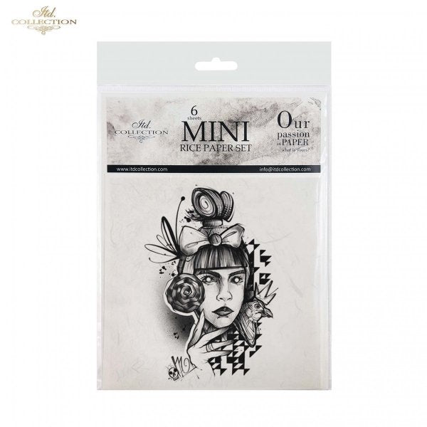 Decoupage Mini Rice Paper Set - Graphics by Monika Dutkiewicz III