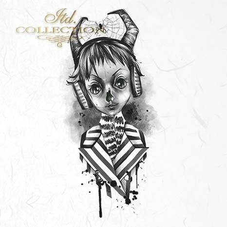 Decoupage Mini Rice Paper Set - Graphics by Monika Dutkiewicz IV