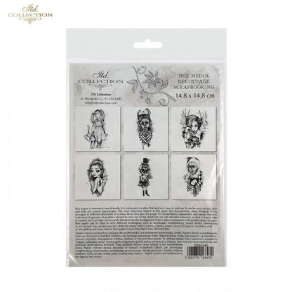 Decoupage Mini Rice Paper Set - Graphics by Monika Dutkiewicz IV