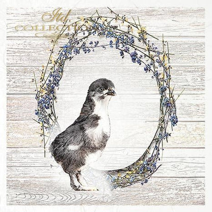 Decoupage Mini Rice Paper Set - Hens and Roosters