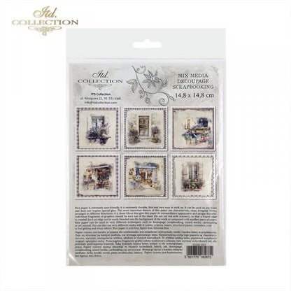 Decoupage Mini Rice Paper Set - Lavender