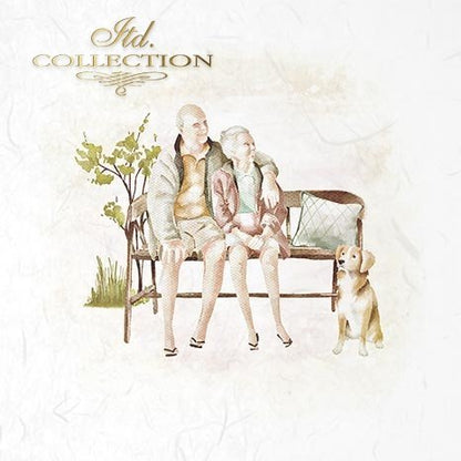 Decoupage Mini Rice Paper Set - Life Together