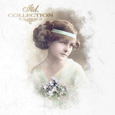 Decoupage Mini Rice Paper Set - Magic of Old Photography