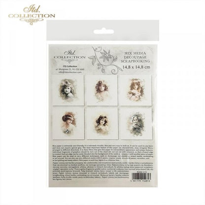 Decoupage Mini Rice Paper Set - Magic of Old Photography