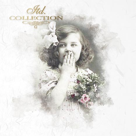 Decoupage Mini Rice Paper Set - Magic of Old Photography II