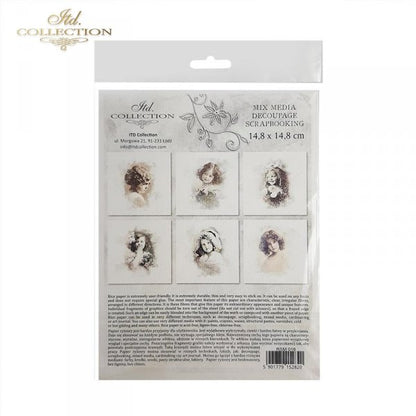 Decoupage Mini Rice Paper Set - Magic of Old Photography II