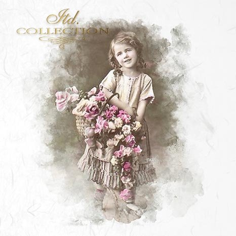 Decoupage Mini Rice Paper Set - Magic of Old Photography III