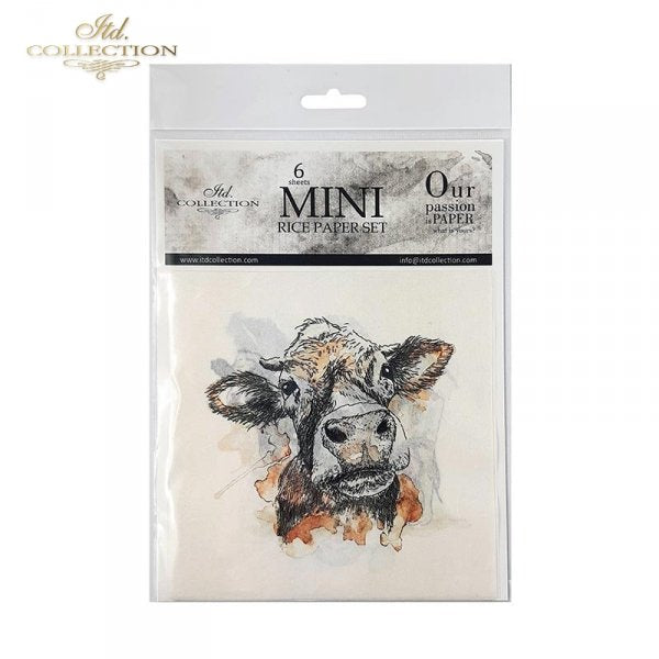 Decoupage Mini Rice Paper Set - On The Farm