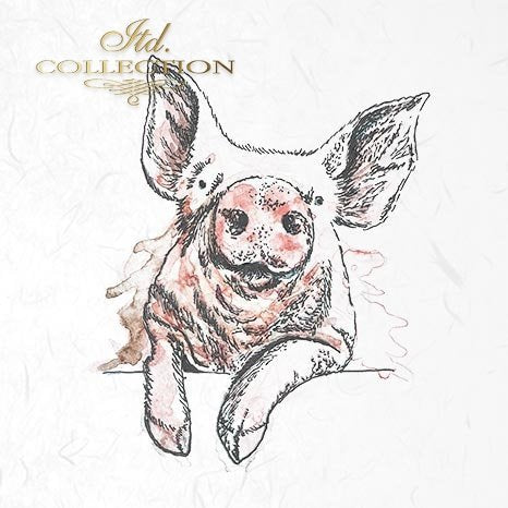 Decoupage Mini Rice Paper Set - On The Farm