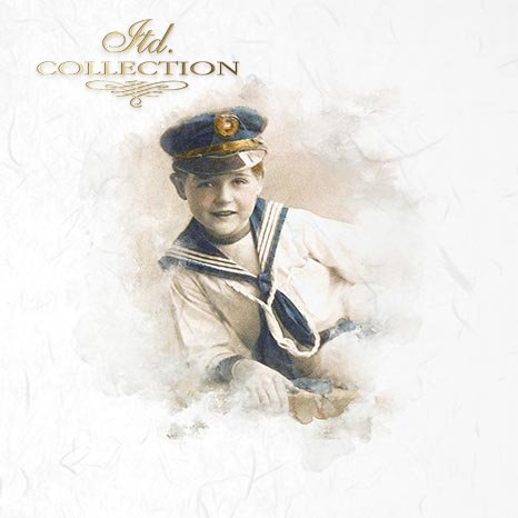 Decoupage Mini Rice Paper Set - Retro Portraits