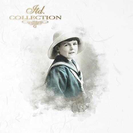 Decoupage Mini Rice Paper Set - Retro Portraits