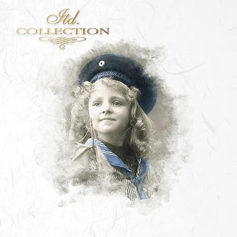 Decoupage Mini Rice Paper Set - Retro Portraits