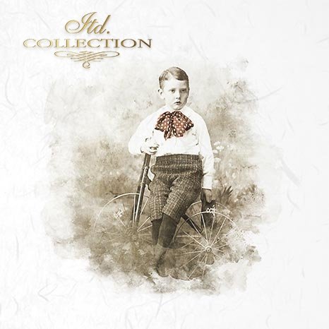 Decoupage Mini Rice Paper Set - Retro Portraits II