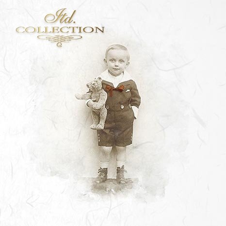 Decoupage Mini Rice Paper Set - Retro Portraits II