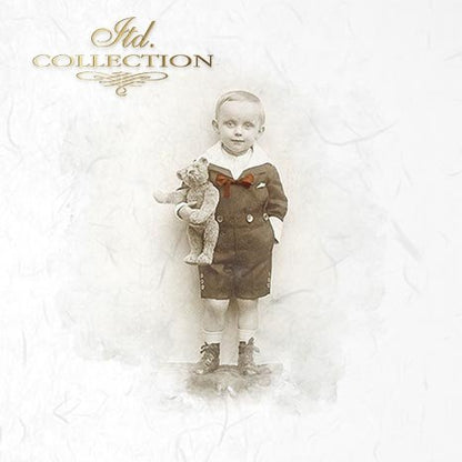 Decoupage Mini Rice Paper Set - Retro Portraits II