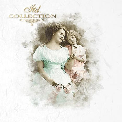 Decoupage Mini Rice Paper Set - Retro Portraits III