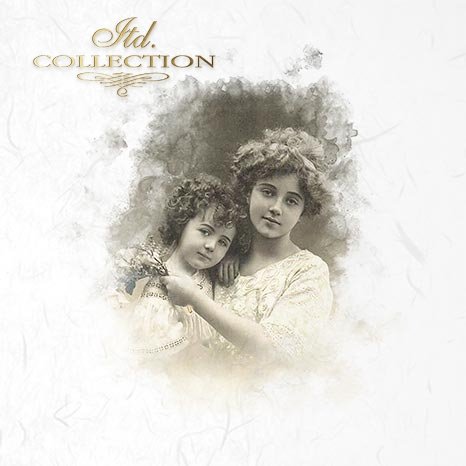 Decoupage Mini Rice Paper Set - Retro Portraits IV