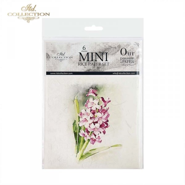 Decoupage Mini Rice Paper Set - Spring Flowers II