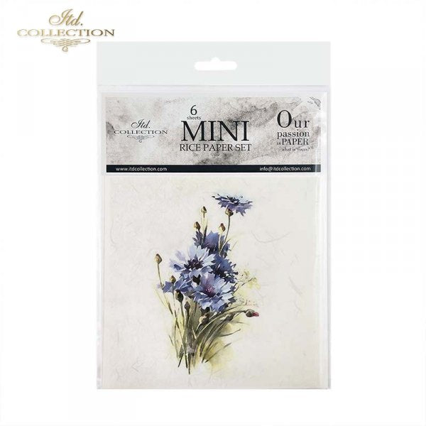 Decoupage Mini Rice Paper Set - Spring Flowers IV