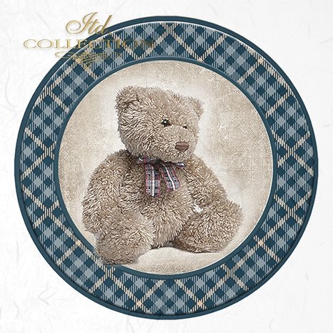Decoupage Mini Rice Paper Set - Teddy Bears II