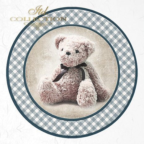 Decoupage Mini Rice Paper Set - Teddy Bears II