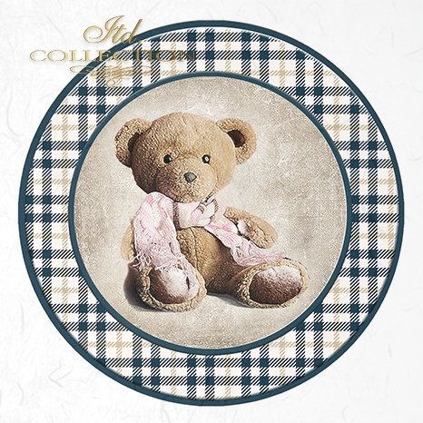 Decoupage Mini Rice Paper Set - Teddy Bears II