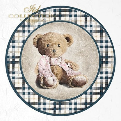 Decoupage Mini Rice Paper Set - Teddy Bears II