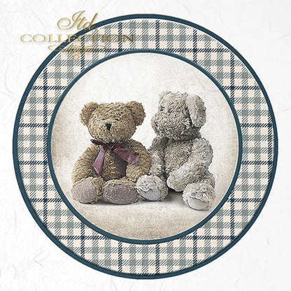 Decoupage Mini Rice Paper Set - Teddy Bears II