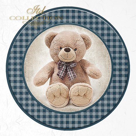 Decoupage Mini Rice Paper Set - Teddy Bears II