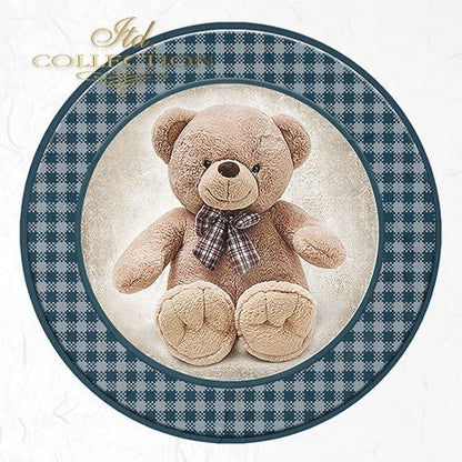 Decoupage Mini Rice Paper Set - Teddy Bears II