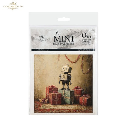 Decoupage Mini Rice Paper Set - Toy Christmas (Special Pre-Order)