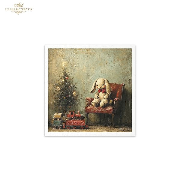 Decoupage Mini Rice Paper Set - Toy Christmas (Special Pre-Order)