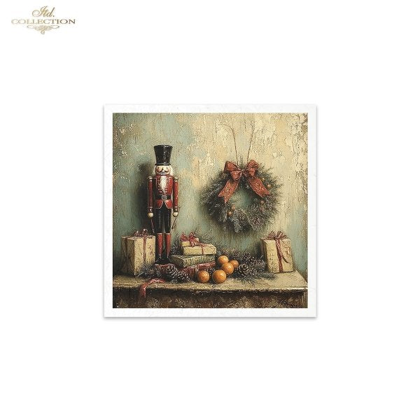 Decoupage Mini Rice Paper Set - Toy Christmas (Special Pre-Order)