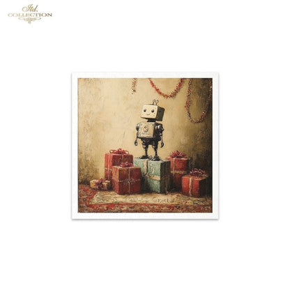 Decoupage Mini Rice Paper Set - Toy Christmas (Special Pre-Order)