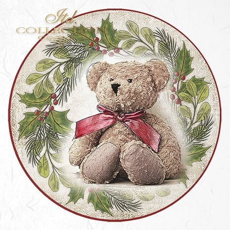 Decoupage Mini Rice Paper Set - Toy Wreaths