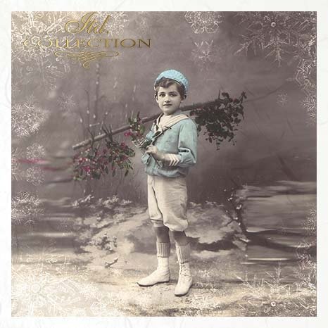 Decoupage Mini Rice Paper Set - Vintage Children