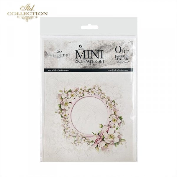Decoupage Mini Rice Paper Set - Wildflower Frames