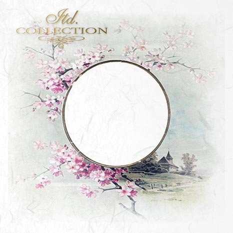 Decoupage Mini Rice Paper Set - Wildflower Frames