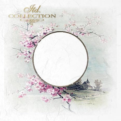 Decoupage Mini Rice Paper Set - Wildflower Frames