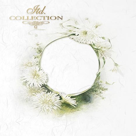 Decoupage Mini Rice Paper Set - Wildflower Frames